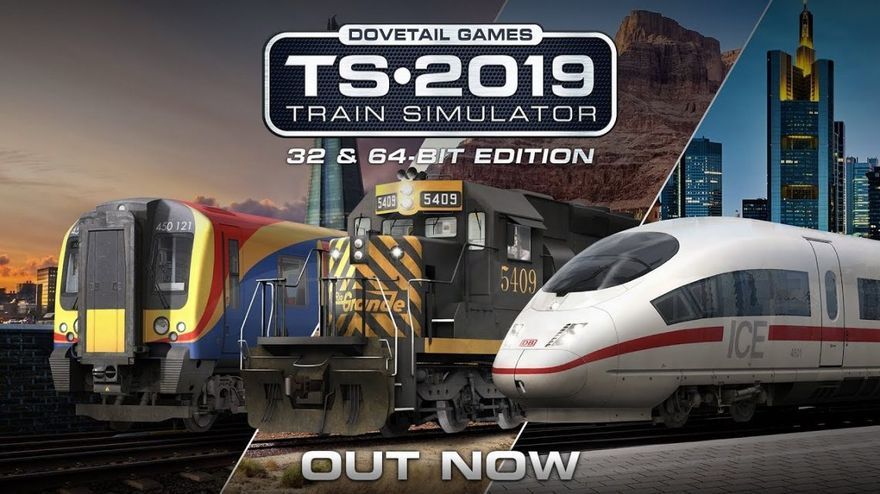Train simulator 2019 Постер
