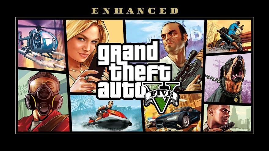 Grand Theft Auto 5 Enhanced Постер