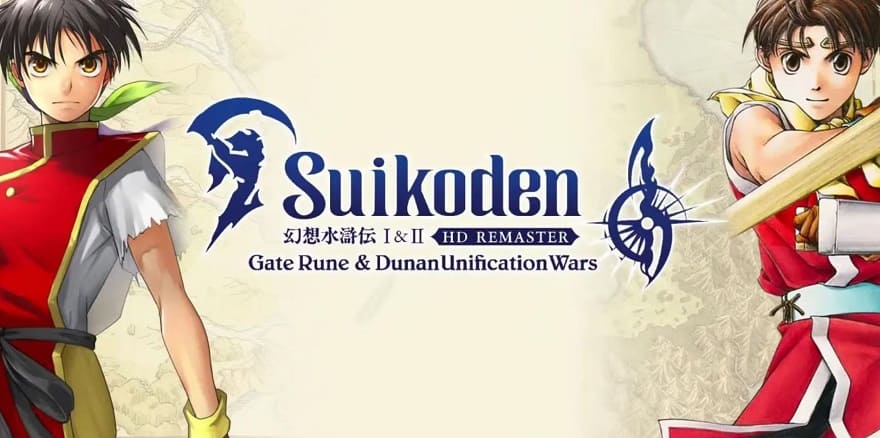 Suikoden 1 and 2 HD Remaster Gate Rune and Dunan Unification Wars Постер