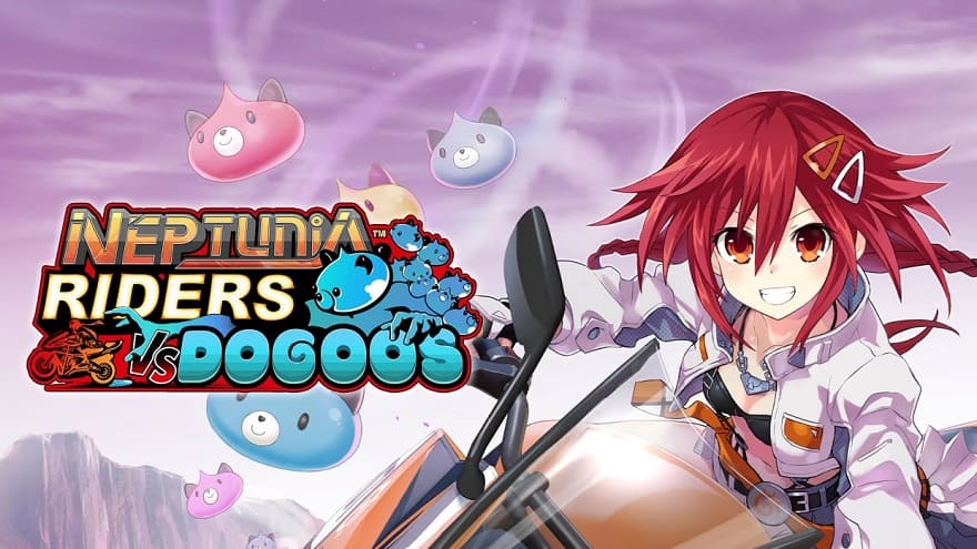 Neptunia Riders VS Dogoos Постер
