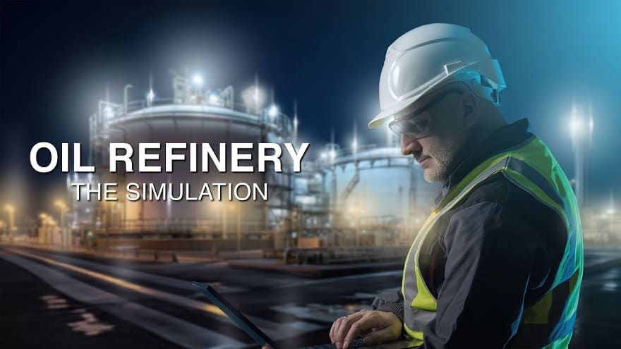 Oil Refinery - The Simulation Постер