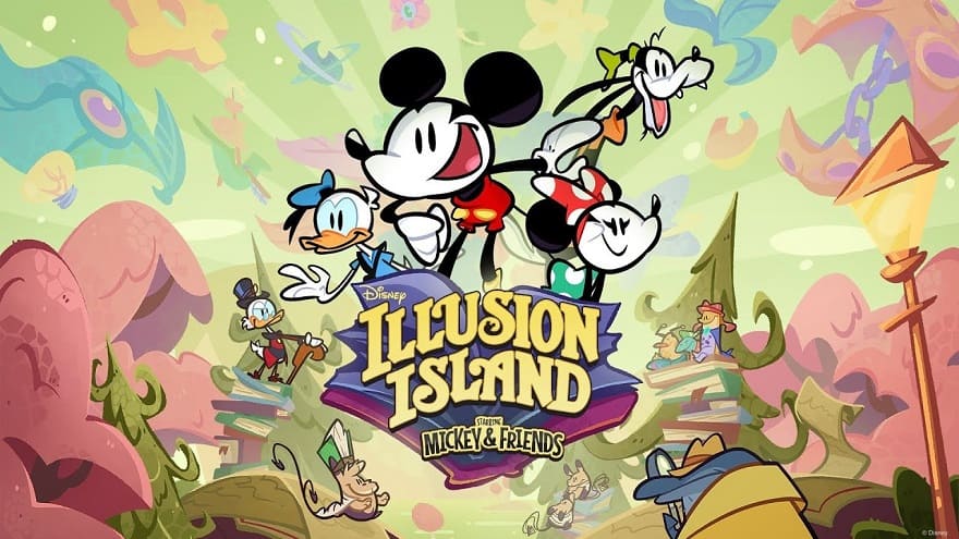 Disney Illusion Island Starring Mickey and Friends Постер