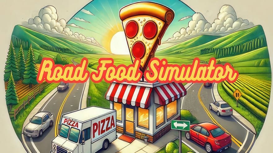 Road Food Simulator Постер