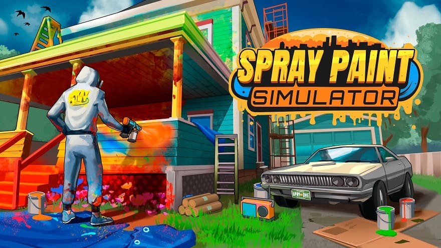 Spray Paint Simulator Постер