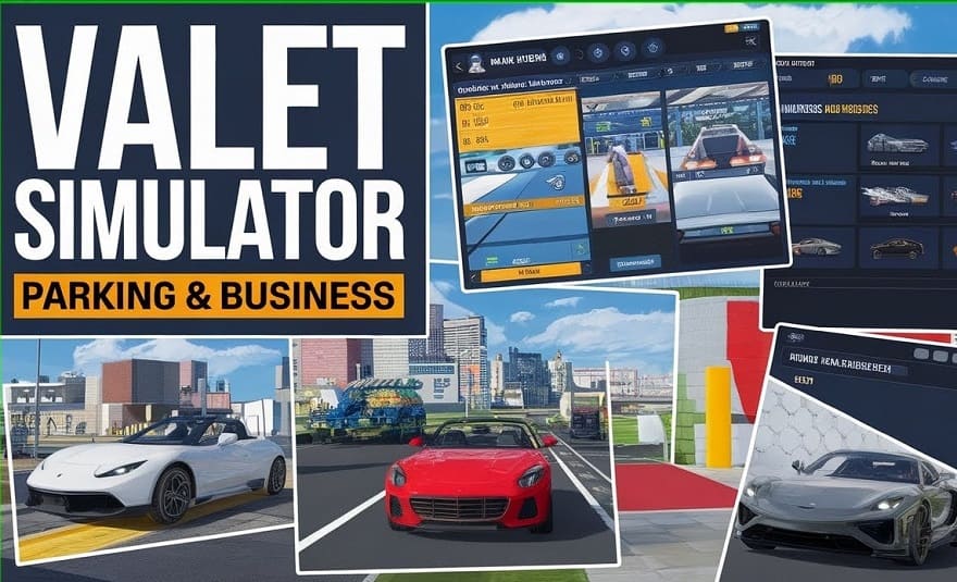 Valet Simulator: Parking and Business Постер