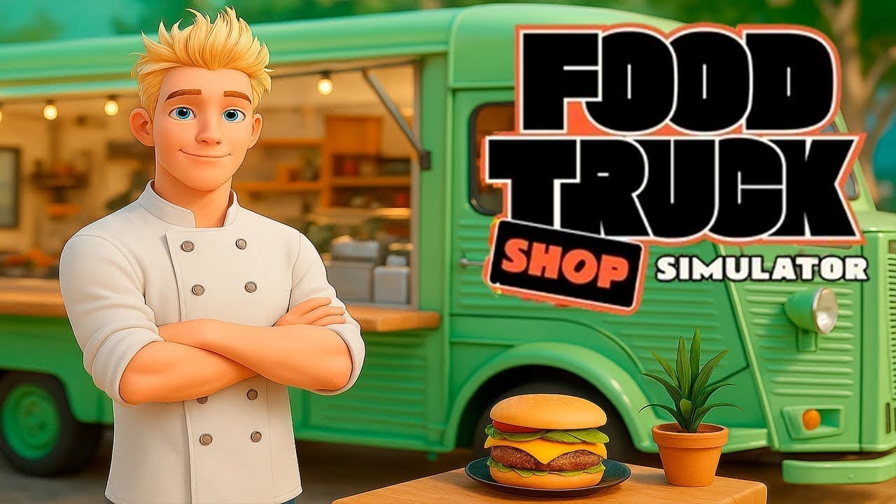 Food Truck Shop Simulator Постер