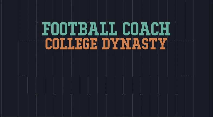 Football Coach: College Dynasty Постер