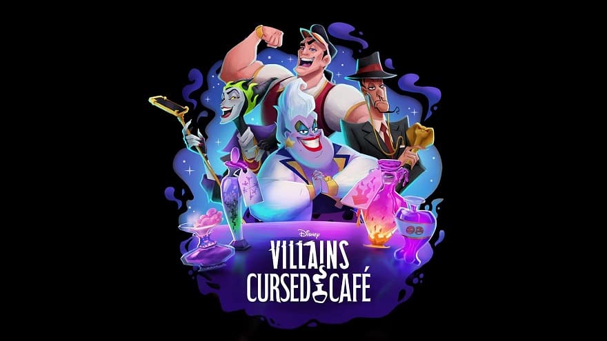 Disney Villains Cursed Cafe Постер