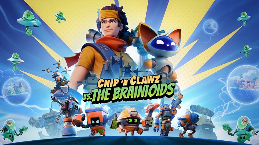 Chip ‘n Clawz vs. The Brainioids Постер