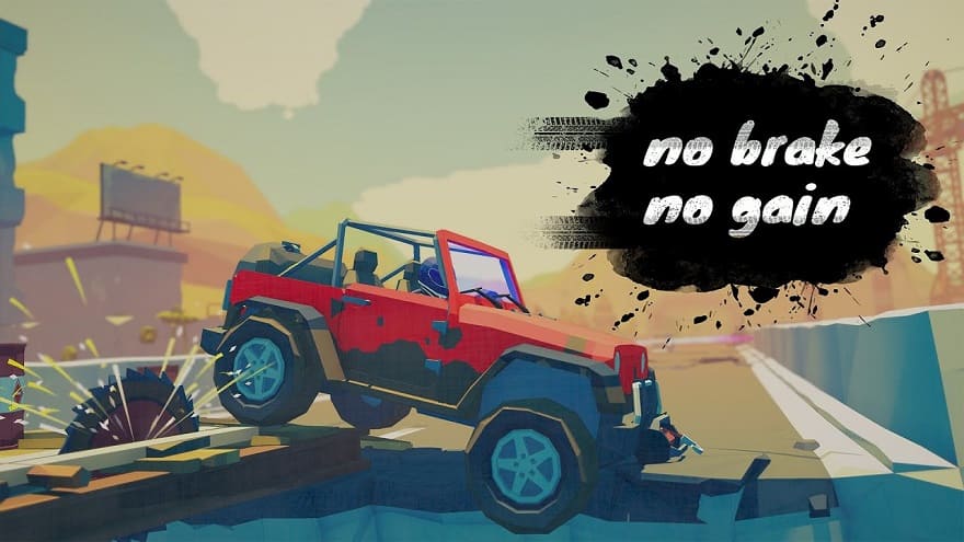 no brake no gain Постер