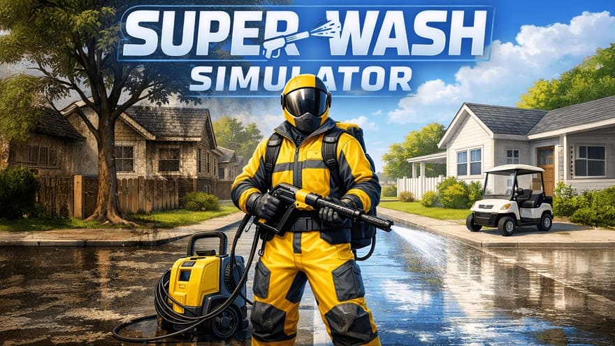 Super Wash Simulator Постер