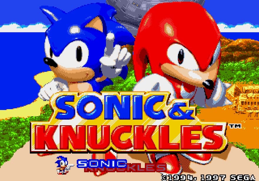 Sonic 3 and Knuckles Постер