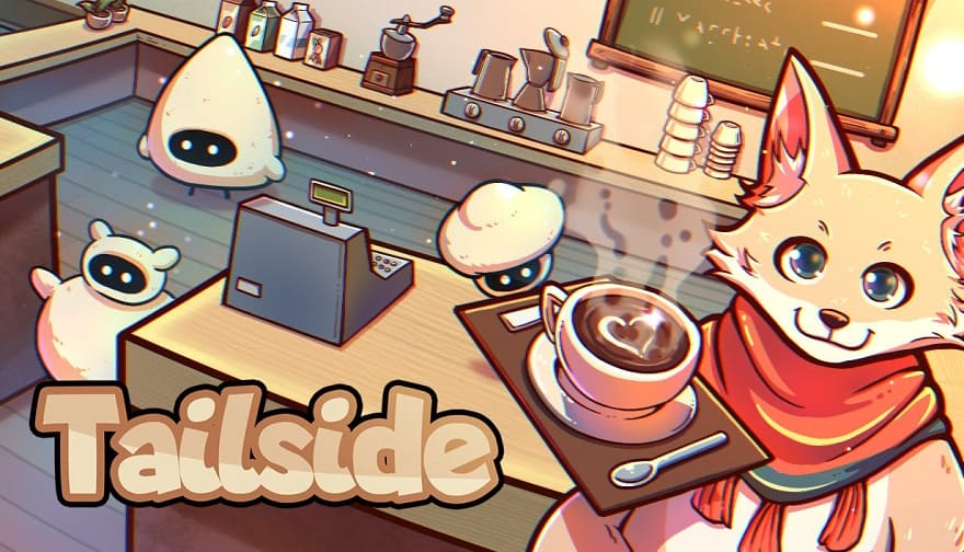 Tailside: Cozy Cafe Sim Постер