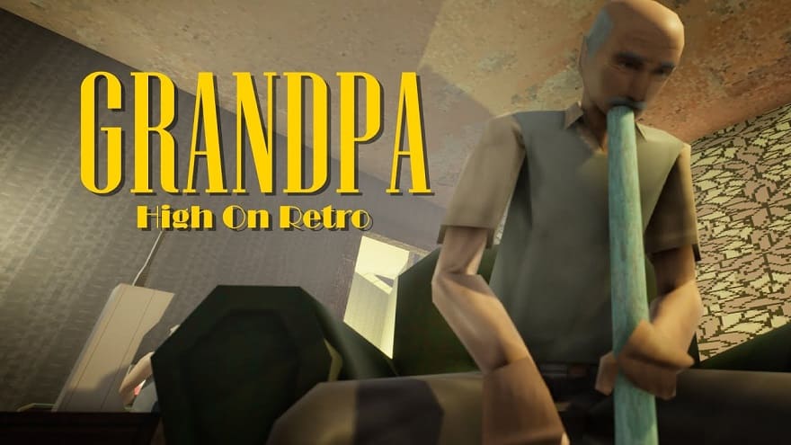 Grandpa High on Retro