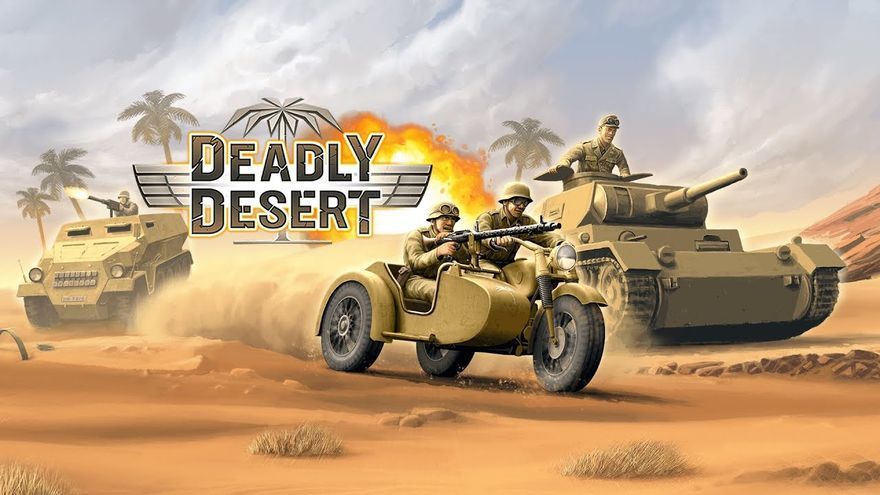 1943 Deadly Desert Постер