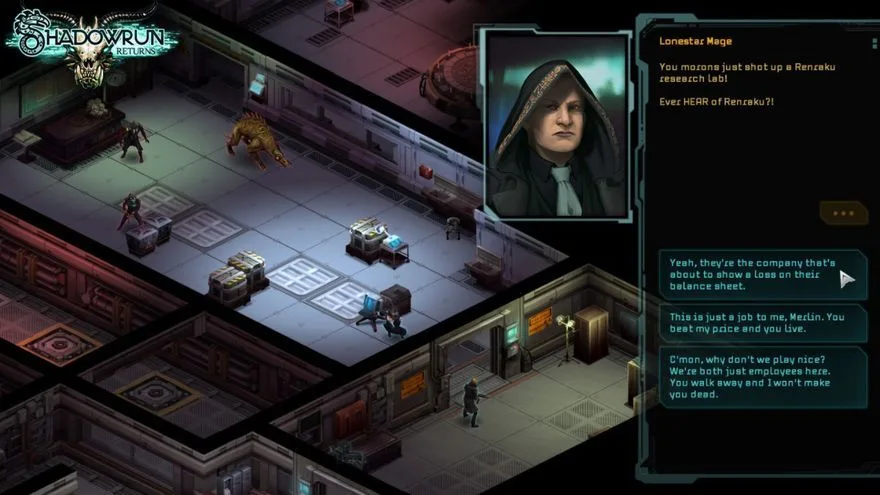 Shadowrun Returns - скриншот