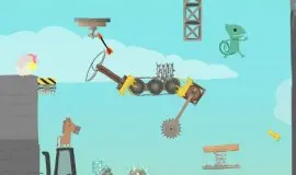 Скриншот 3 игры Ultimate Chicken Horse