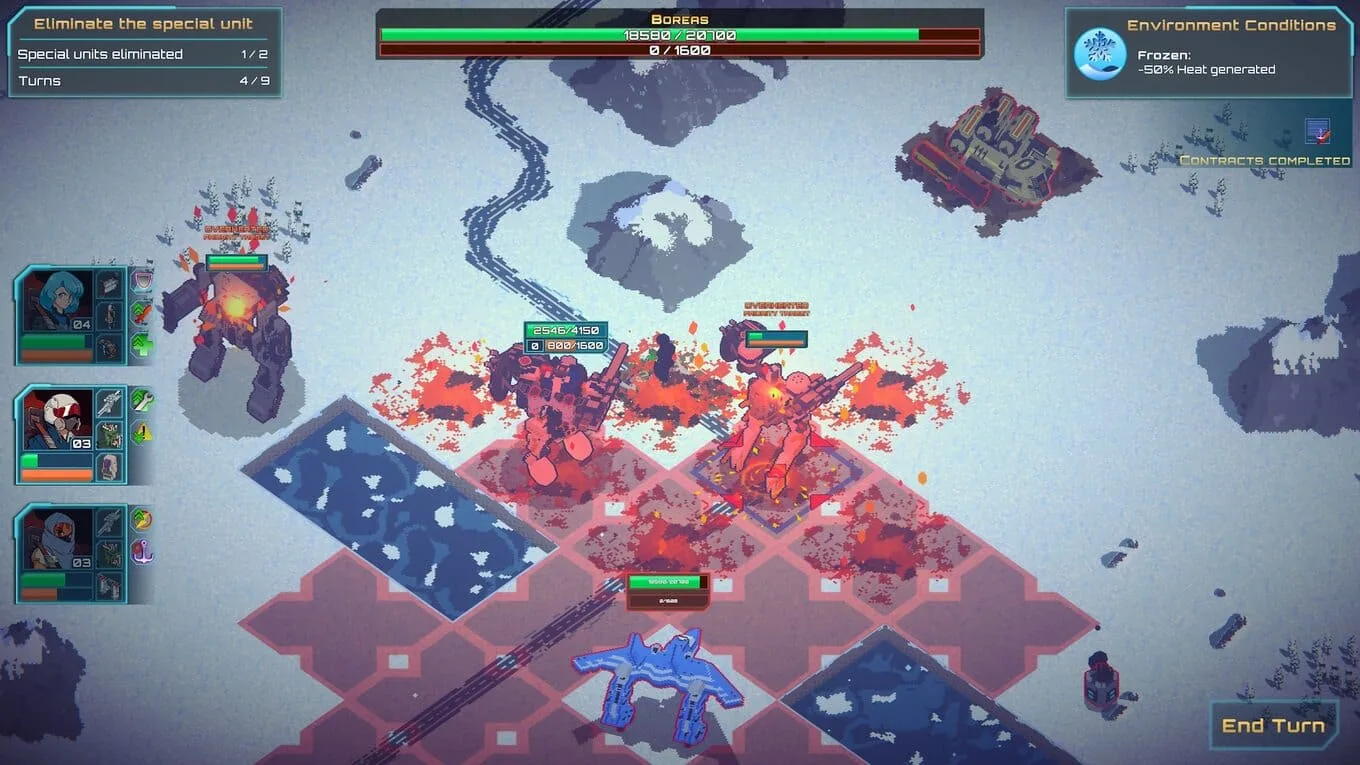 Ignited Steel: Mech Tactics - скриншот