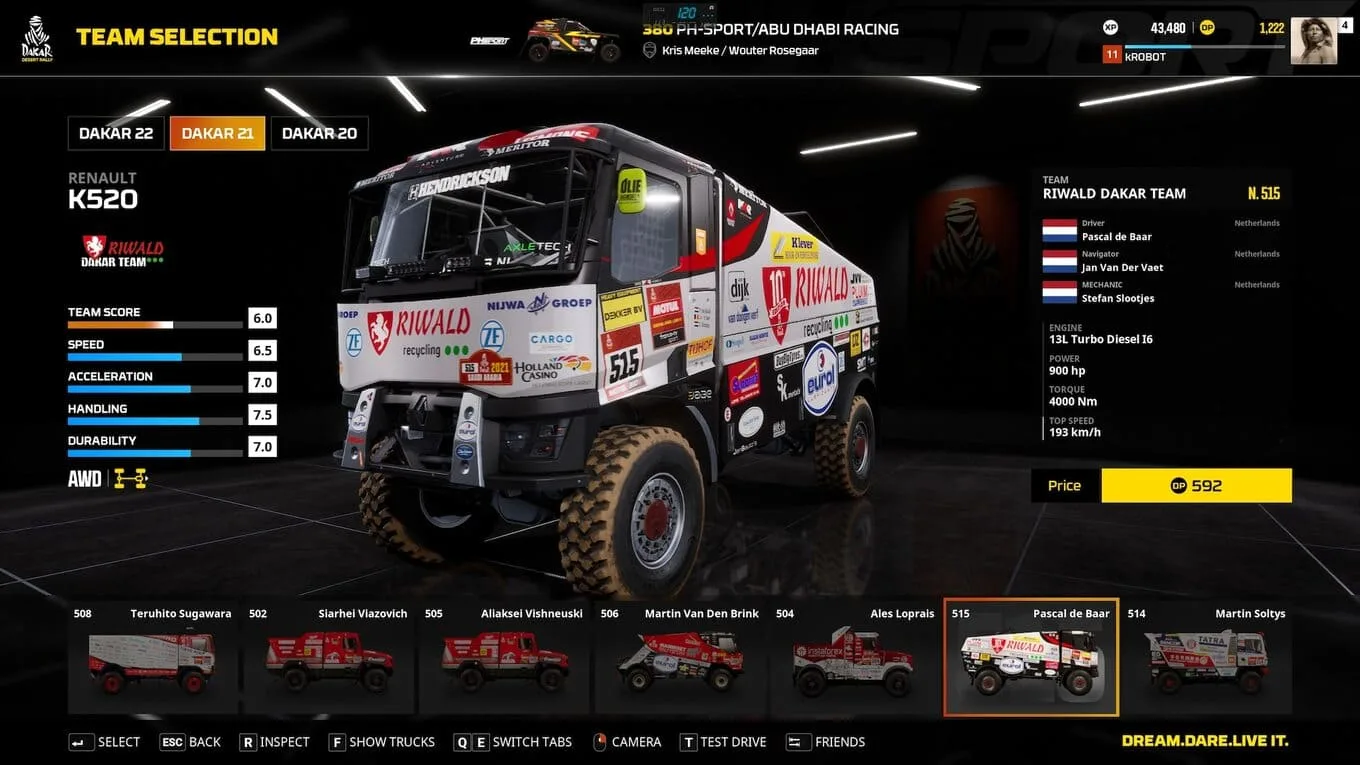 Dakar Desert Rally по сети - скриншот