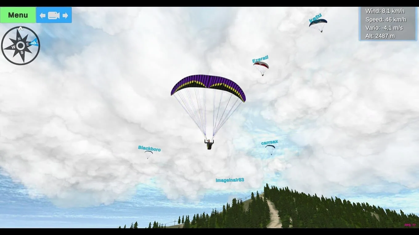 Glider Sim - скриншот