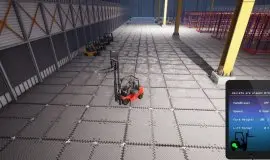 Скриншот 2 игры Warehouse Simulator: Forklift Driver