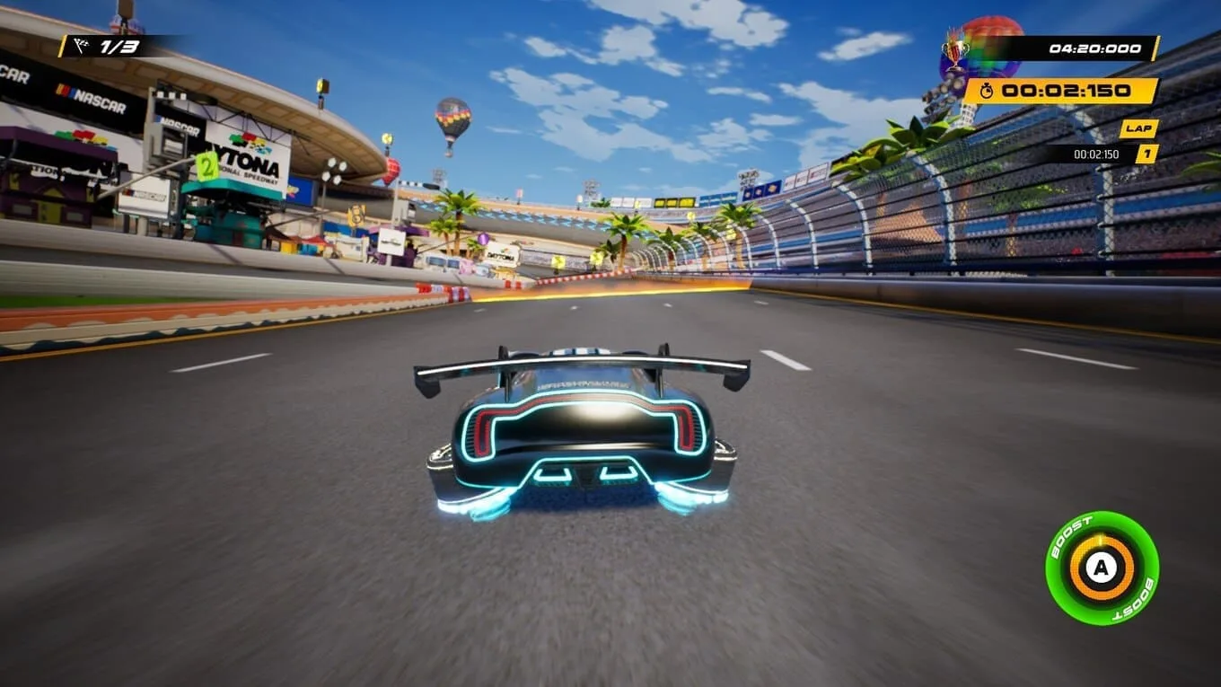 Nascar Arcade Rush по сети - скриншот