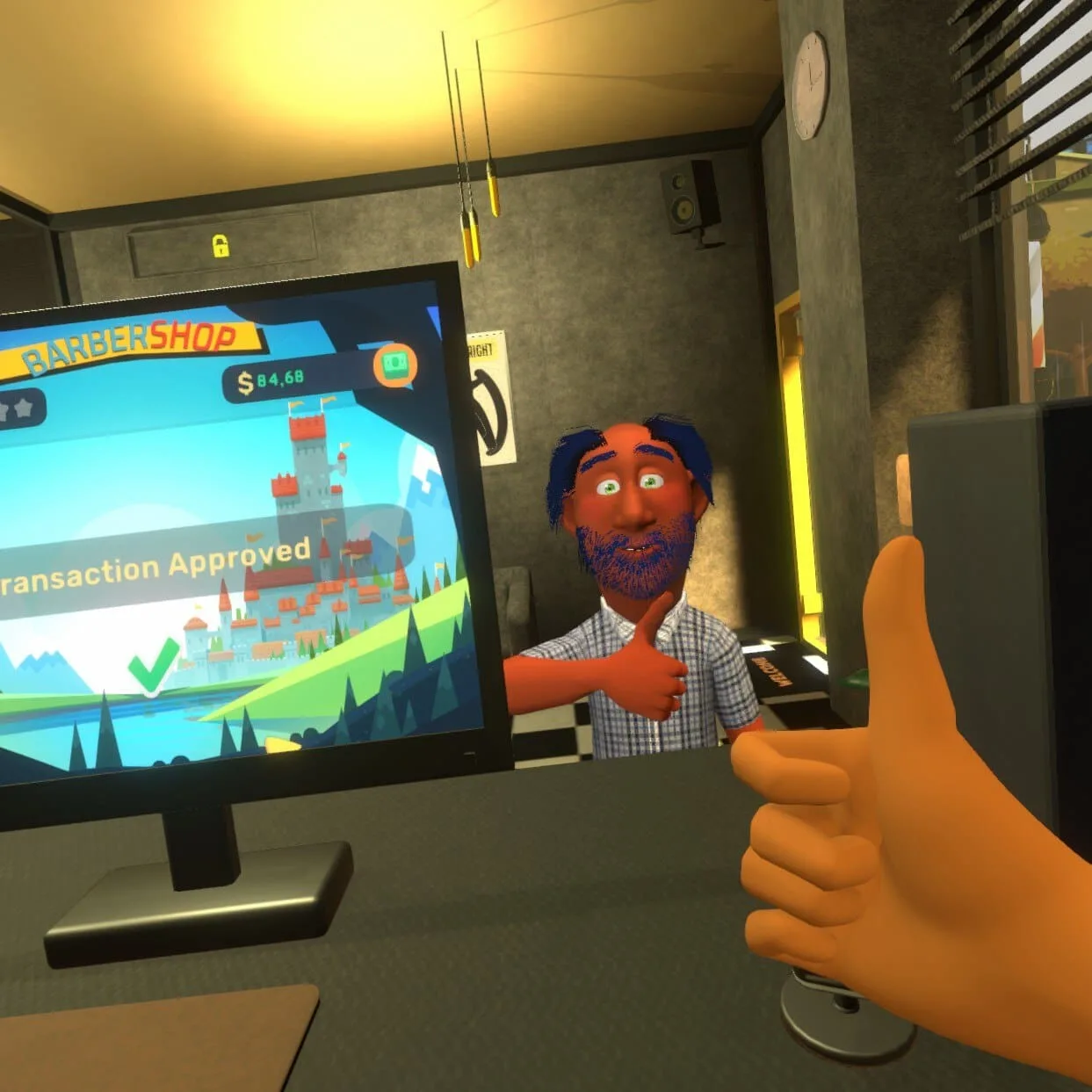 Barbershop Simulator VR - скриншот