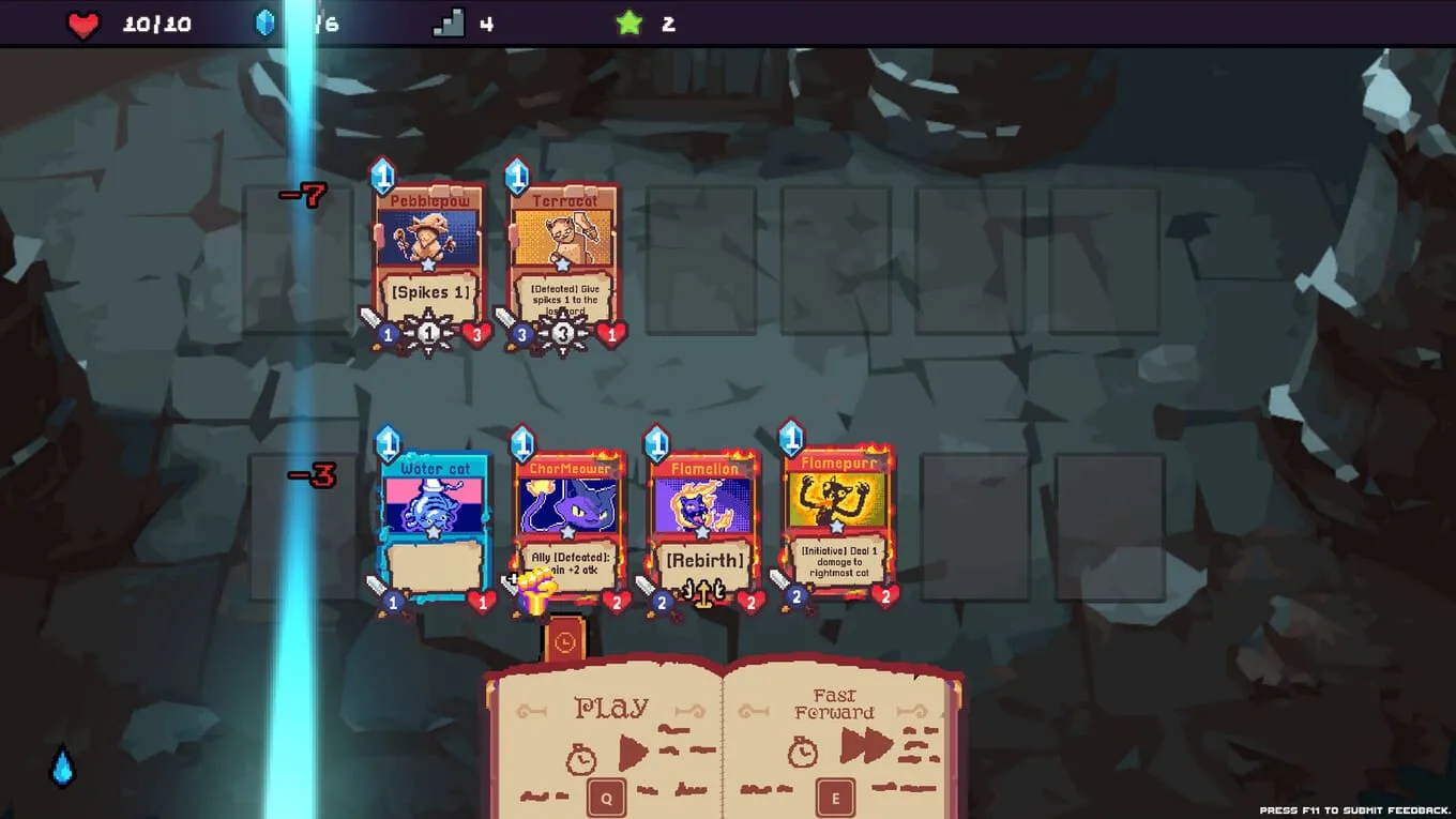 Spellcats: Auto Card Tactics - скриншот