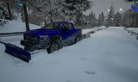 Скриншот 1 игры Snow Plowing Simulator