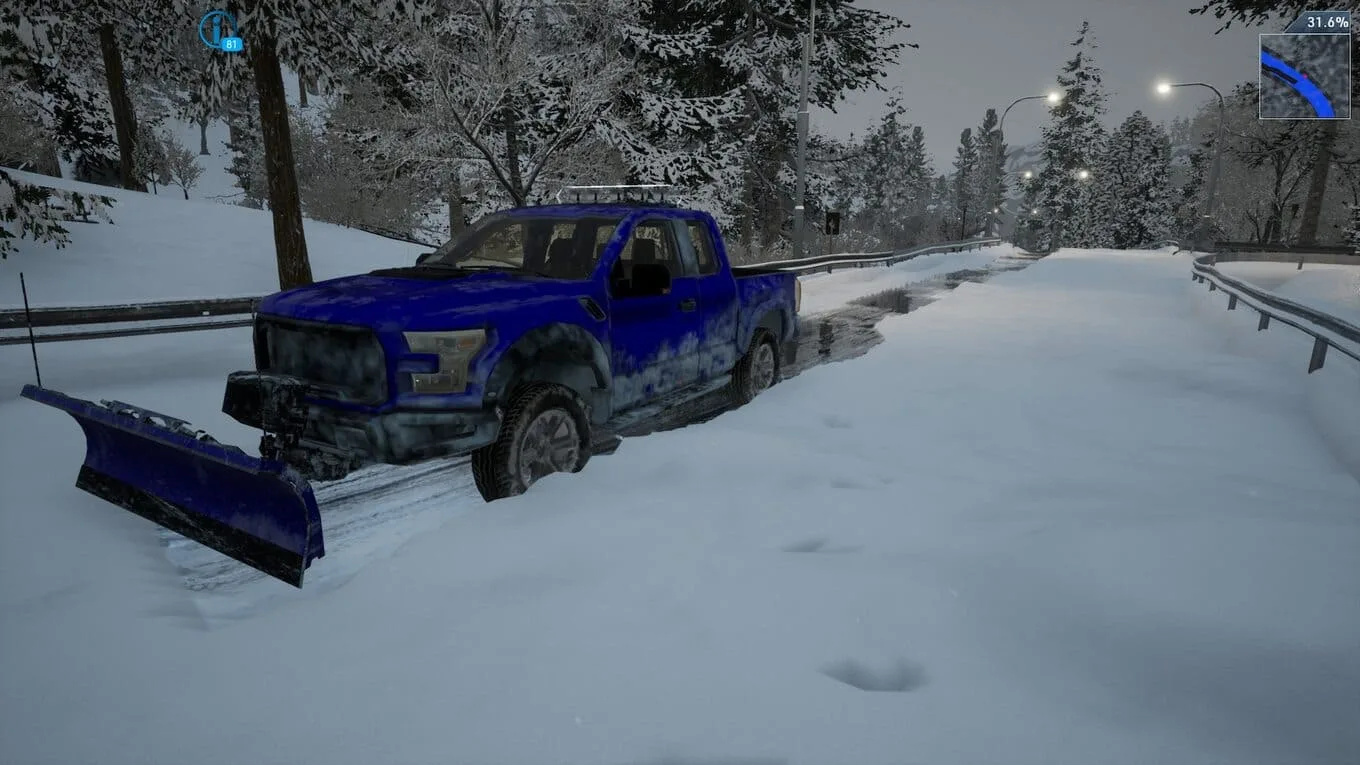 Snow Plowing Simulator - скриншот