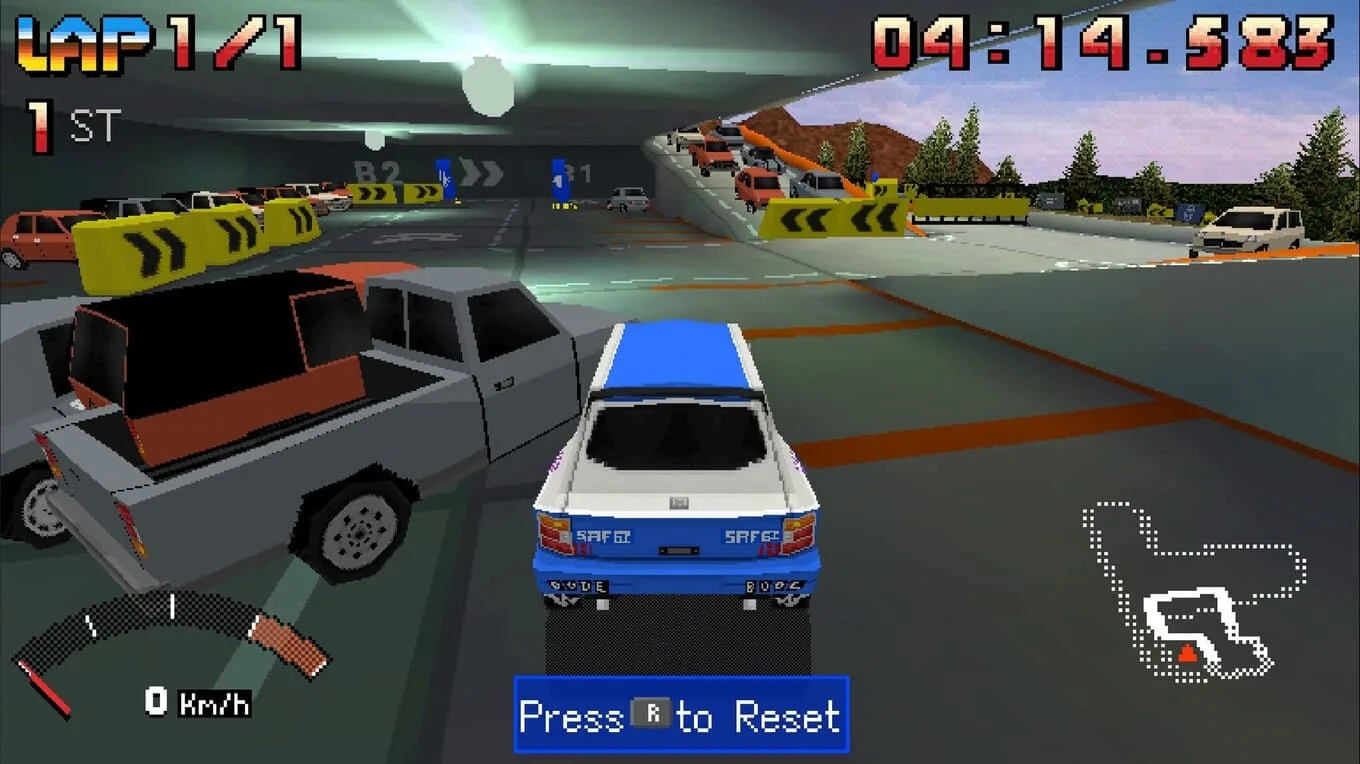 Parking Garage Rally Circuit - скриншот
