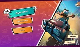 Скриншот 1 игры Garfield Kart 2 - All You Can Drift по сети