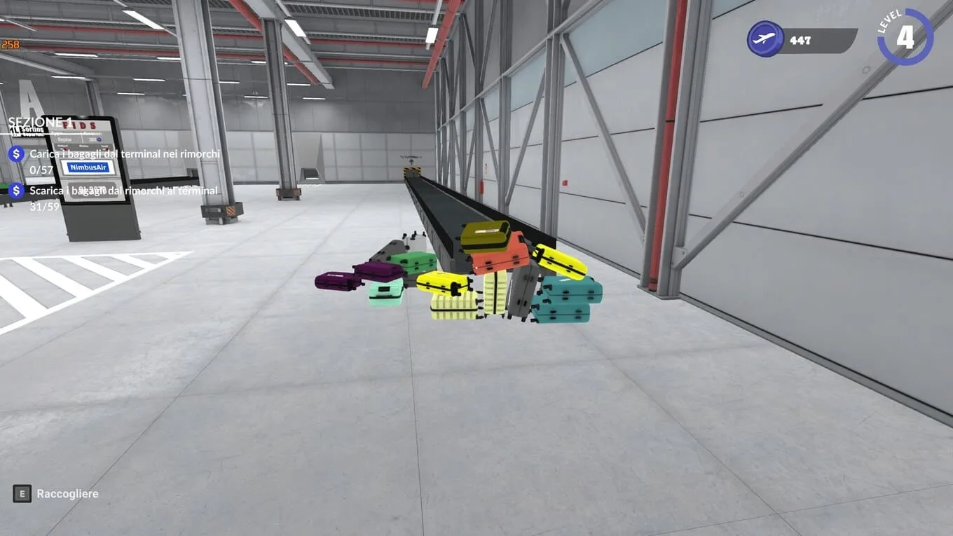 Baggage Handler Simulator по сети - скриншот