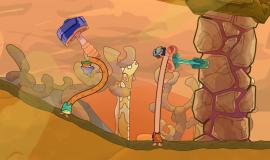 Кадр из игры Esophaguys