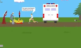 Скриншот 1 игры Happy Wheels по сети