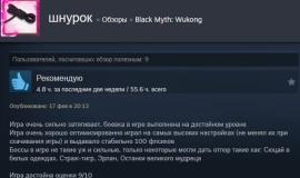 Отзыв о Black Myth: Wukong в Steam