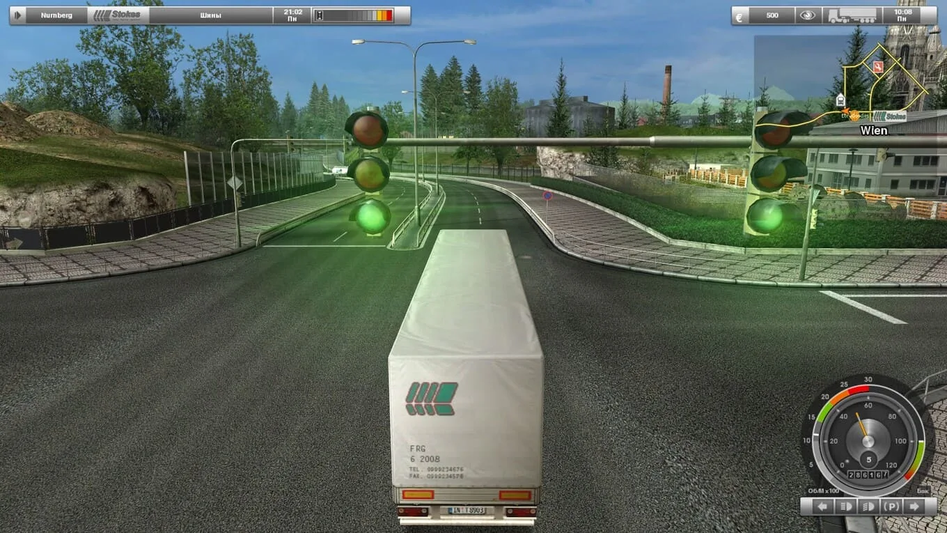 German Truck Simulator - скриншот