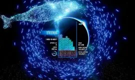 Скриншот 1 игры Tetris Effect