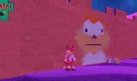 Кадр из игры Bubsy 4D