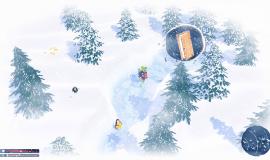 Кадр из игры FROGGY HATES SNOW