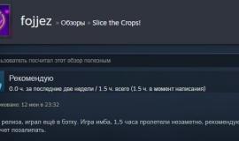 Отзыв о Slice the Crops в Steam