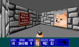 Wolfenstein 3D - скриншот геймплея