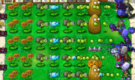 Plants vs Zombies — скриншот геймплея