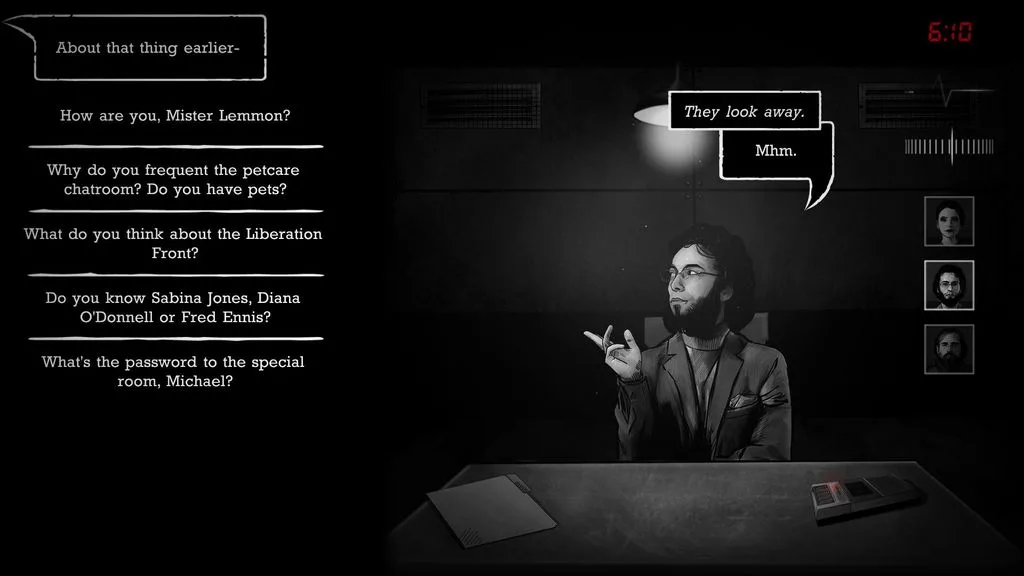 Interrogation: You will be Deceived - скриншот