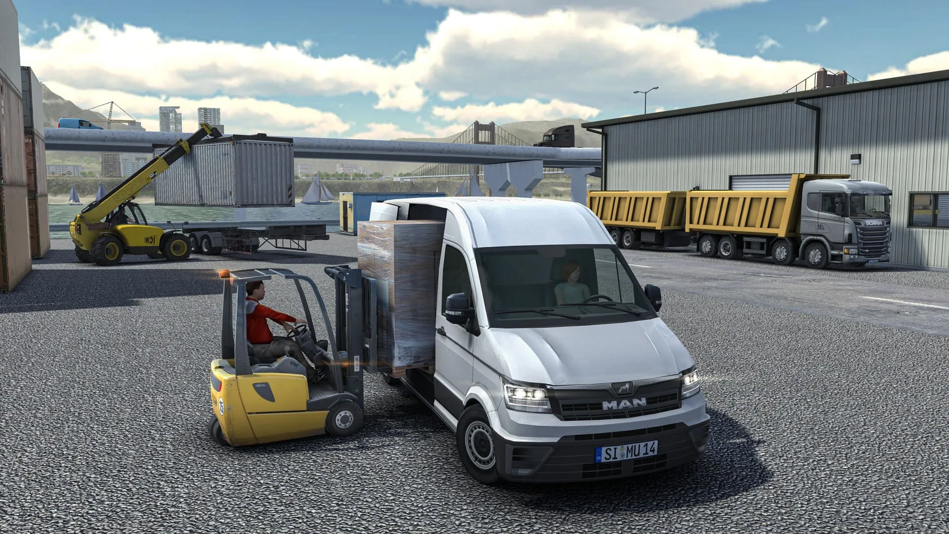 Truck and Logistics Simulator по сети - скриншот