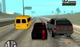 Скриншот 2 игры GTA San Andreas с русскими машинами