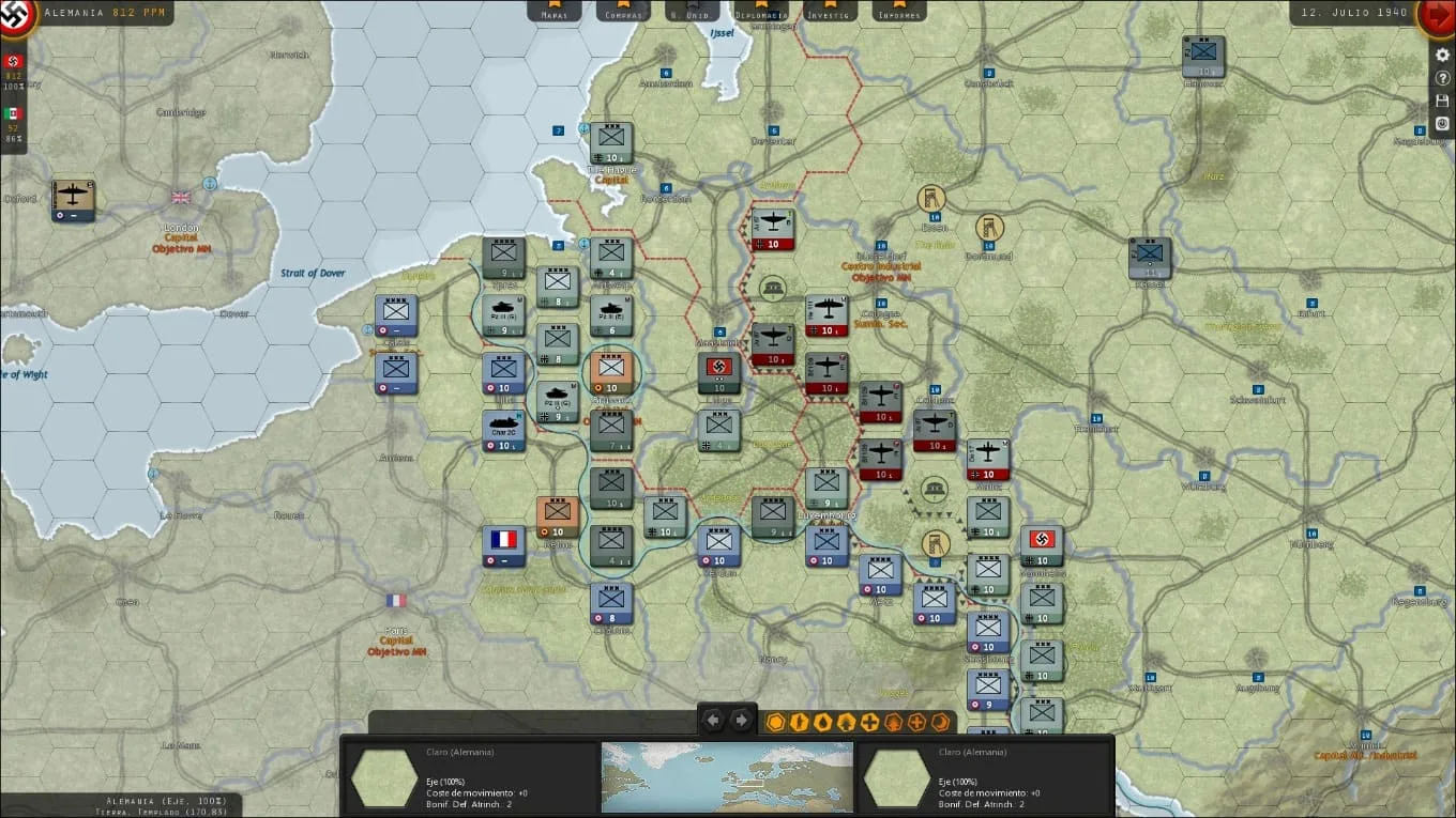 Strategic Command WW2: War in Europe - скриншот