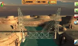 Скриншот 1 игры Bridge Constructor Playground