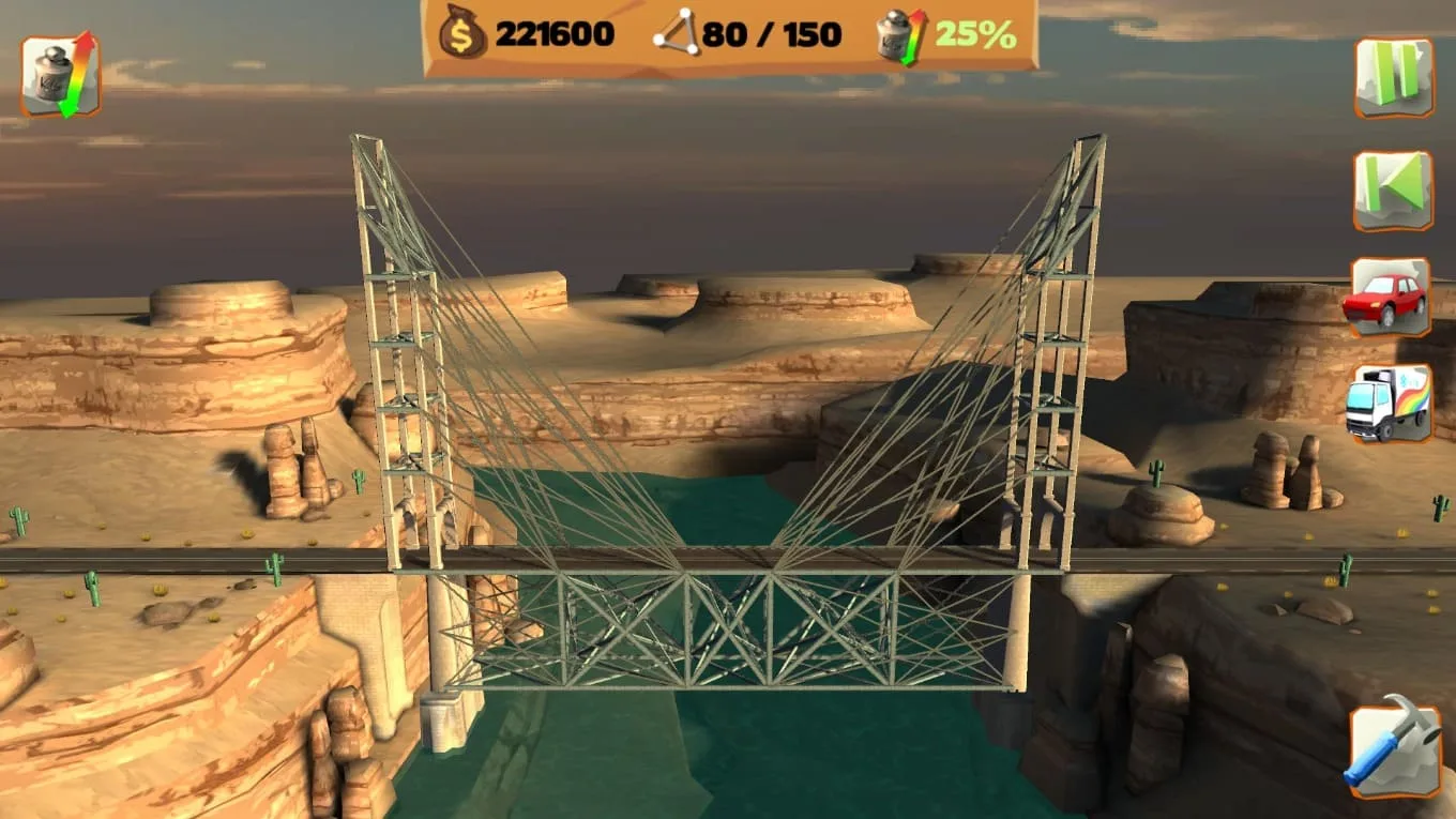 Bridge Constructor Playground - скриншот