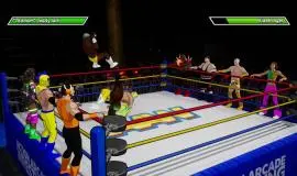 Скриншот 2 игры Action Arcade Wrestling
